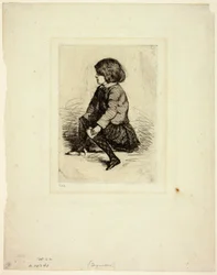 Seymour Haden, Jr, istuu