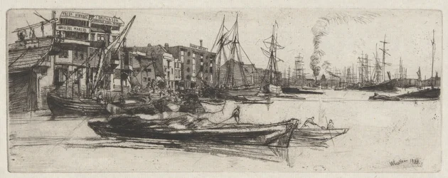Thames Warehouse, Thames-sarjasta (Kuudentoista etsauksen sarja Thamesista ja muista aiheista)