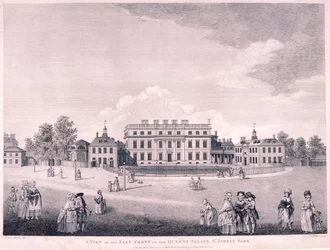 Buckingham Housen itärintama, Westminster, Lontoo, 1796