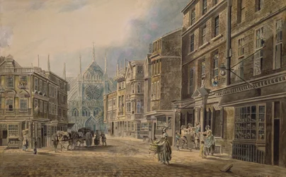 Lontoo, Old Tothull St.Leading to Westminster Abbey, 1776