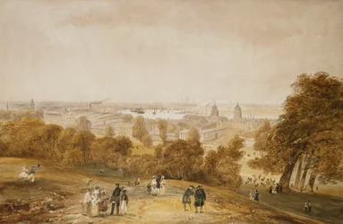 Näkymä Lontooseen Greenwichistä,