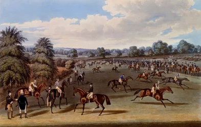 Preparing to Start, print Charles Hunt, 1836 (akvatinta)
