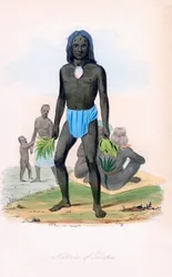 Tilcopian alkuasukkaat, 1850.
