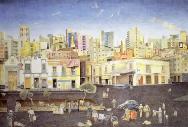 Kampaaja Plaza Roldanissa, 2001