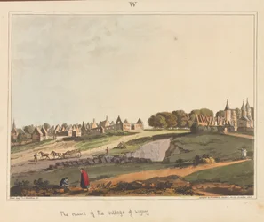 ?Lignyn kylän rauniot?, 1815