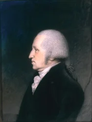 George Washington (1732-99) (pastelli paperille)