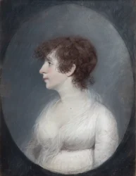 Lady Wilmot (pastelli harmaalla paperilla)