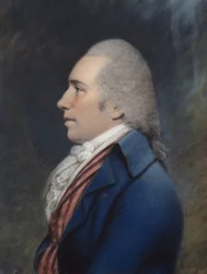 Thomas Law (pastelli harmaalla paperilla)