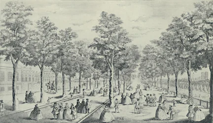 Society in the Mall, 1741, 1920