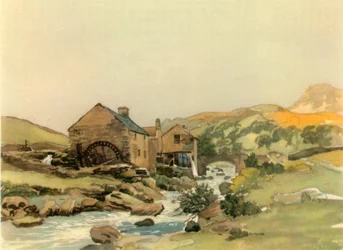 Vesimylly, 1800-luvun alkupuoliväli, 1947.