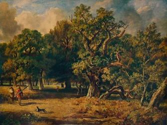 Windsorin metsä, noin 1835