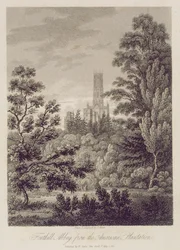 Fonthill Abbey American Plantationista, julkaisija W. Clarke, New Bond Street, 1812