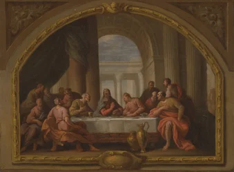 Luonnos "Viimeinen ehtoollinen", Pyhän Marian kirkko, Weymouth.