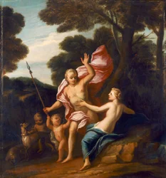 Venus ja Adonis n. 1705 (öljy kankaalle)