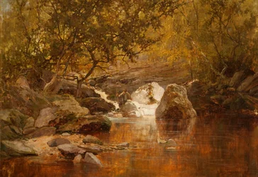 Lohiallas (öljy kankaalle)