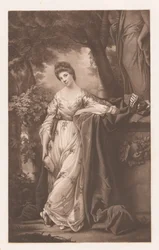 Muotokuva Frances Abington-Barton ja Thalia