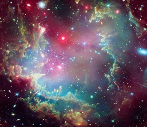 NASA:n avaruuslennot havaitsevat kosmisen "seppeleen", joka kuvaa tähtien elämänkierron