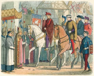 Papisto toivotti Charlesin ja Henryn tervetulleeksi, 1420 1864