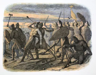 Kuningas Haroldin kuolema, Hastingsin taistelu, 1066 1864