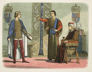 Henrik VI ja Yorkin ja Somersetin herttuat, syyskuu 1450, A Chronicle of England eKr. 55–1485, pub. Lontoo