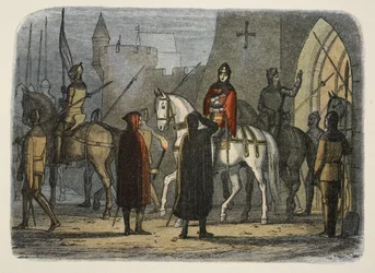 Henrik V marssi Lollardeja vastaan, A Chronicle of England eKr. 55 - 1485 AD, pub. Lontoo, 1863