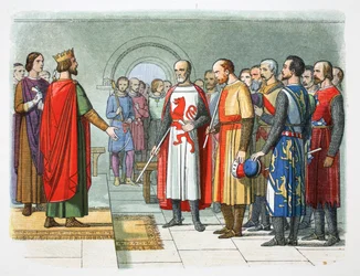 El rei Enric III i el seu Parlament, Westminster, 1258 1864. finlandès
