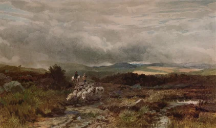 "Mountain Road, Capel Curig, North Wales", 1938