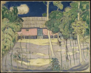 Maisema, Trinidad, n. 1921 (öljy kankaalle)