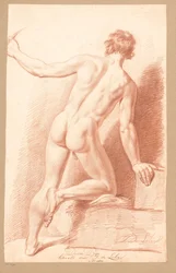 Seisova miesalasti, takaa katsottuna (3. palkinto 1811)