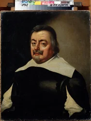 Muotokuva miehestä, jolla on kirkas. (Muotokuva miehestä, jolla on kirkas). Jan Anthonisz van Ravesteynin (1572-1657) maalaus. 1600-luvun hollantilaista taidetta. Alueellinen W. Wereshchaginin taidemuseo, Mykolaiv, Ukraina