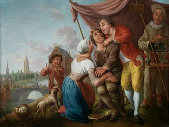 Hammaslääkäri "Bellavita" (öljy kankaalle)