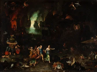Aeneas ja Sibylla alamaailmassa.