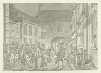 L.P. tuotu peilistä vankilan portille, 1795