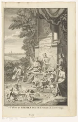 Haagin historian allegoria Nimisivu: Jacob de Riemer, Beschryving van 