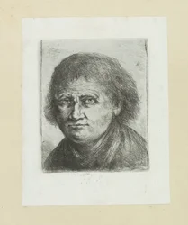 Volwassen mies, naar linkkejä John Chalonin etsausten täydellinen työ / Oeuvre Complette des Eaux Fortes par Jean Chalon (sarjan nimi)