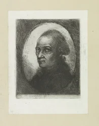Zelfportret van Jan Chalon John Chalonin etsausten täydellinen työ / Oeuvre Complette des Eaux Fortes par Jean Chalon (sarjan nimi)
