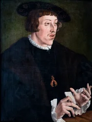 Keisari Ferdinand I, noin 1530-1531 (öljy puulle).