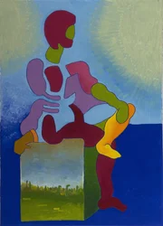 Death Waiting Patiently, 2008 (öljy kankaalle)