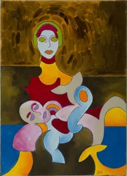 Pieta, 2009 (öljy kankaalle)