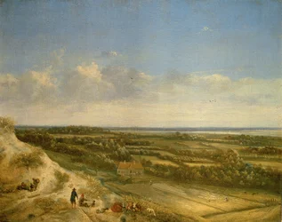 Dyynimaisema, oletettavasti lähellä Santpoortia, n. 1675 (öljy kankaalle)