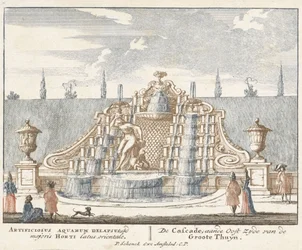 Suihkulähde Het Loon palatsin puutarhassa, 1694-97.