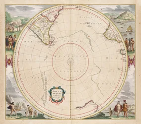 1657 kartta Polus Antarcticus