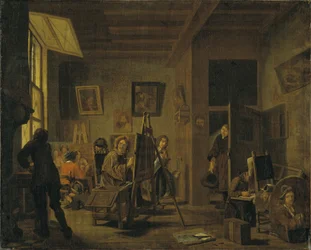 Maalareiden studio
