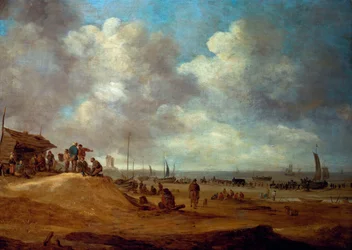 Näkymä Scheveningenistä, 1649
