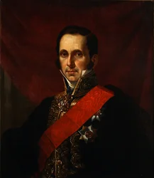 Kreivi Sergei Semionovich Uvarovin muotokuva 1786-1855, 1844
