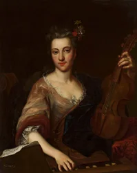 Naisen muotokuva viola d
