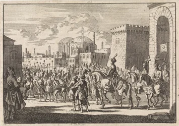 Sulttaani Mustafa II:n saapuminen Konstantinopoliin, 1695