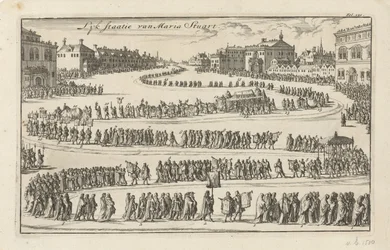 Kuningatar Maria II Stuartin hautaus, 1695 Mary Stuartin Lyk State (otsikko esineessä)