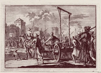 Stenka Razin ennen teloitusta Moskovassa, 1698