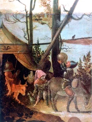Maisemakohtaus, legenda Pyhästä Kristoferista, 1520-1559